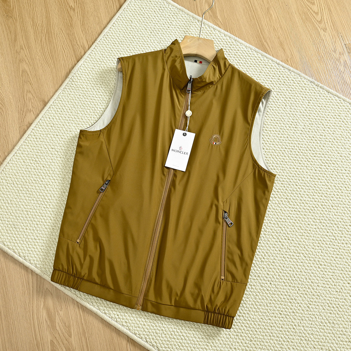 Moncler Reversible Stand-Collar Vest – 2025 Spring Collection