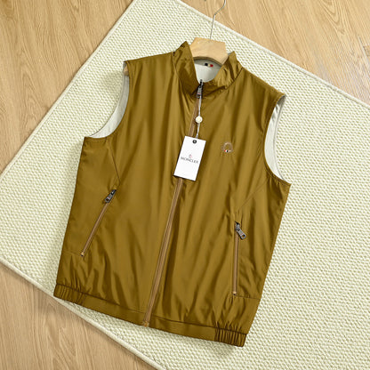 Moncler Reversible Stand-Collar Vest – 2025 Spring Collection