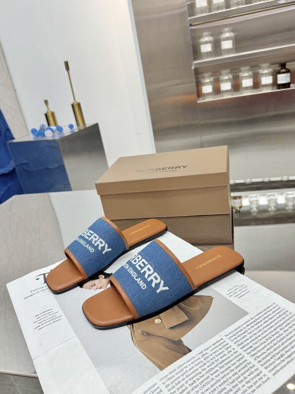 Burberry Chunky and Flat Heel Sandals