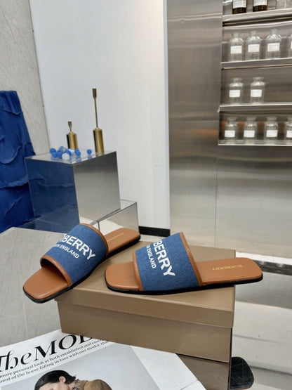 Burberry Chunky and Flat Heel Sandals