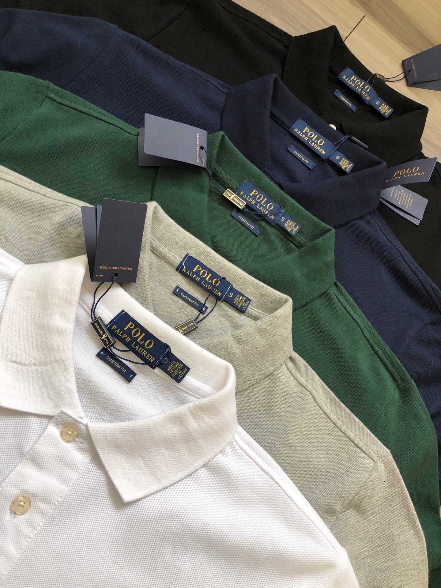 Ralph Lauren Bear Logo Mesh Polo Shirt