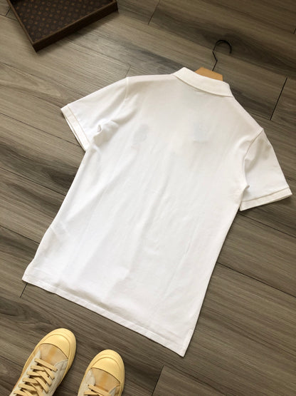 Ralph Lauren Bear Logo Mesh Polo Shirt
