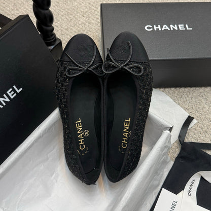 Chanel Classic Bow Ballet Flats – Spring/Summer Collection – 25SS
