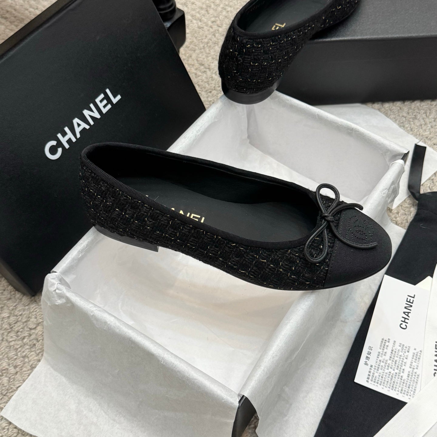 Chanel Classic Bow Ballet Flats – Spring/Summer Collection – 25SS
