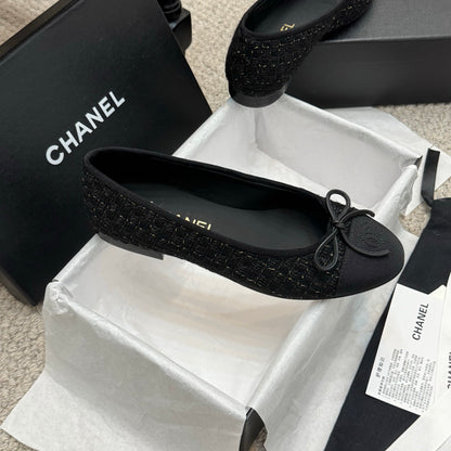 Chanel Classic Bow Ballet Flats – Spring/Summer Collection – 25SS