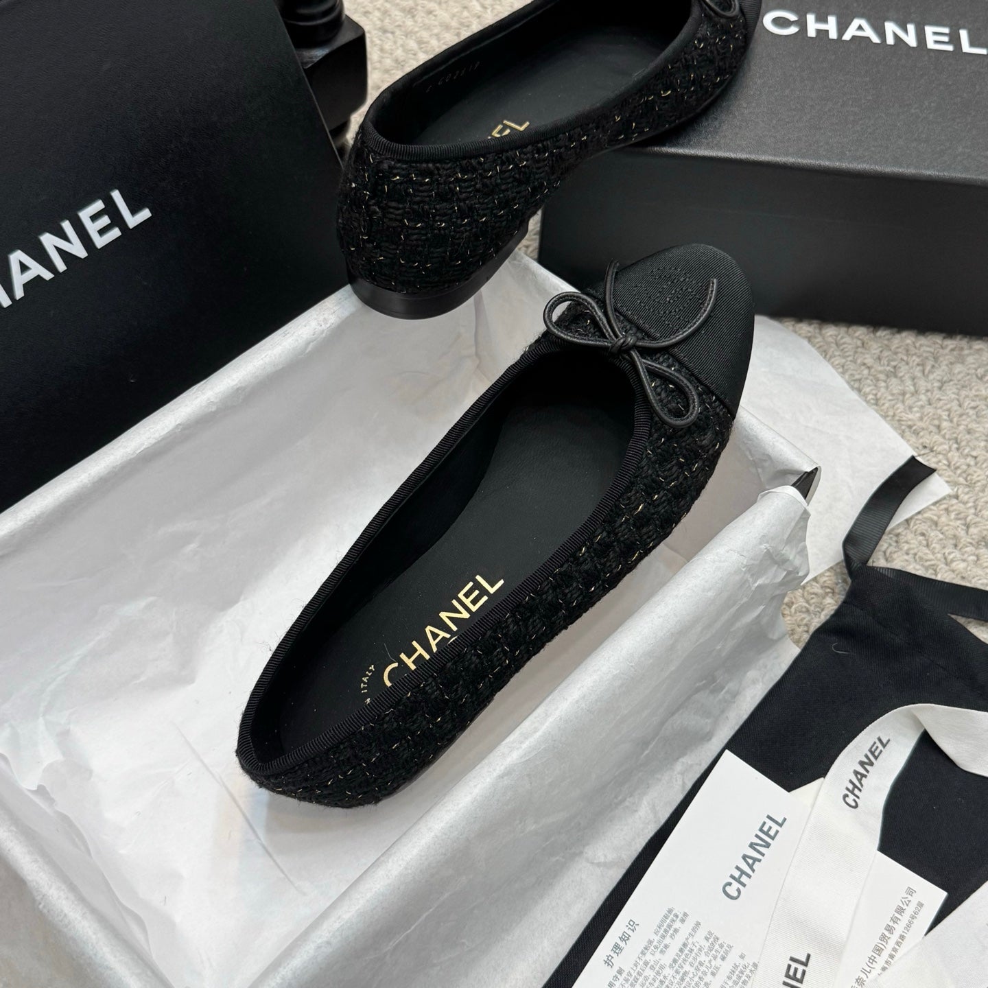 Chanel Classic Bow Ballet Flats – Spring/Summer Collection – 25SS