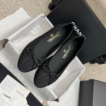 Chanel Classic Bow Ballet Flats – Spring/Summer Collection – 25SS