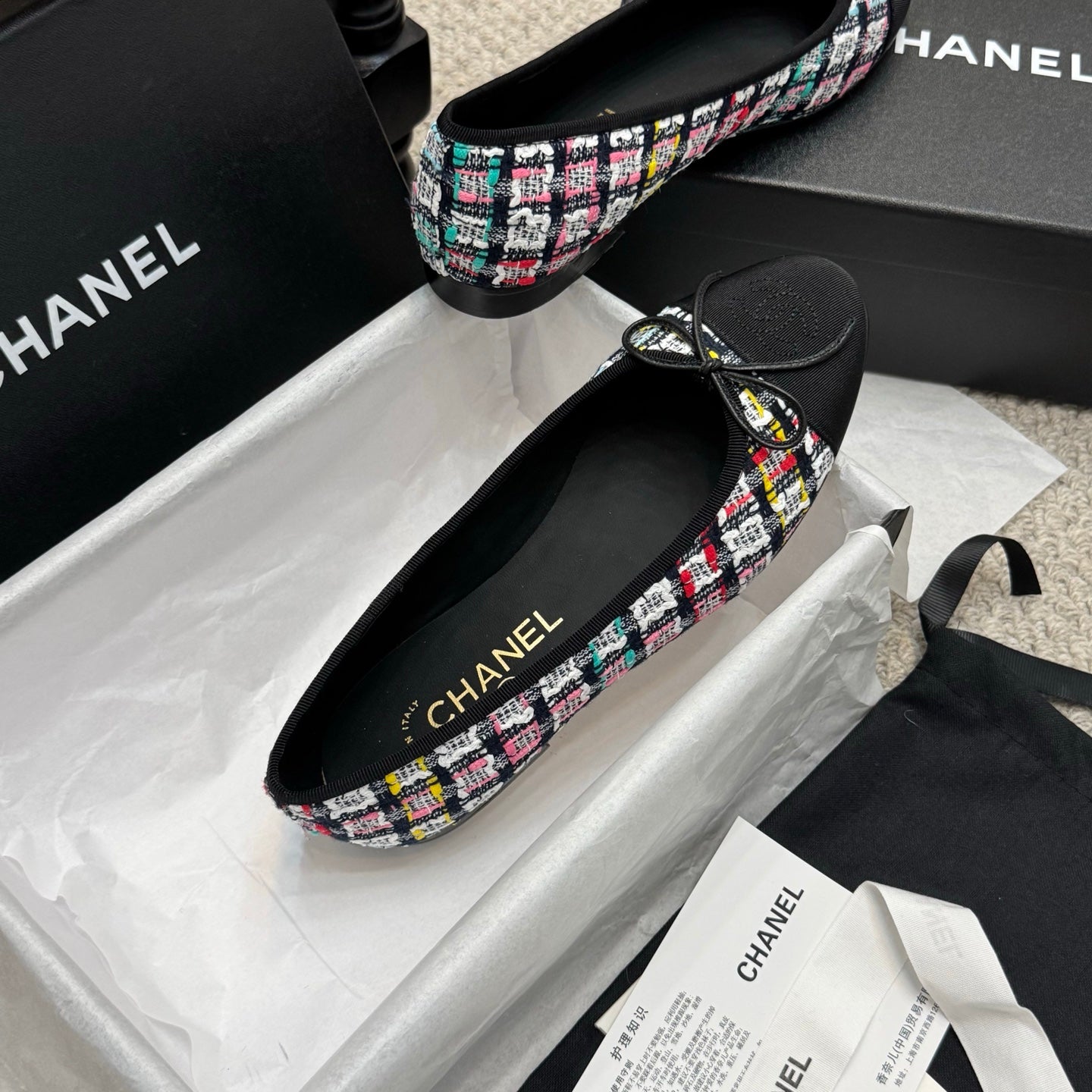Chanel Classic Bow Ballet Flats – Spring/Summer Collection – 25SS