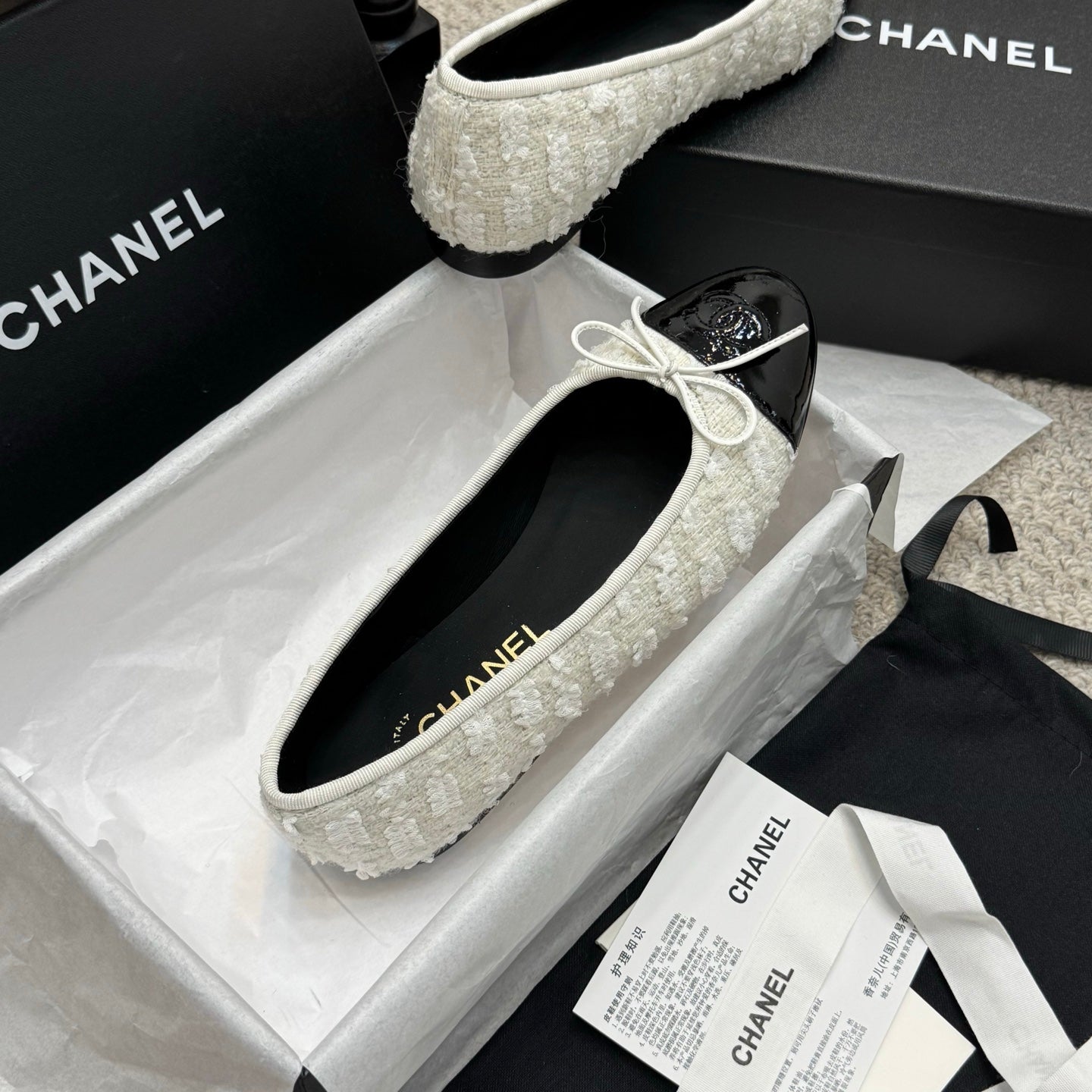 Chanel Classic Bow Ballet Flats – Spring/Summer Collection – 25SS