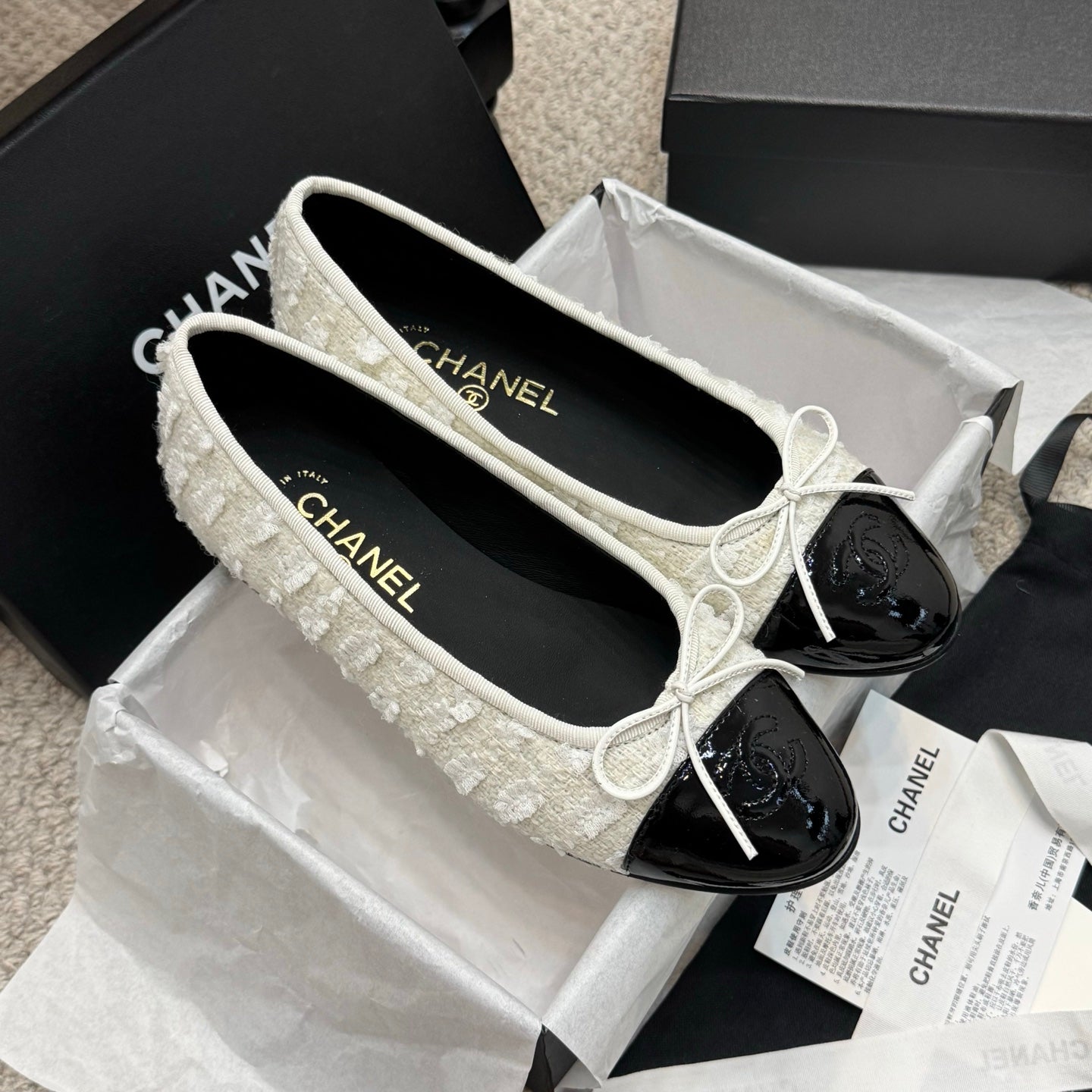 Chanel Classic Bow Ballet Flats – Spring/Summer Collection – 25SS