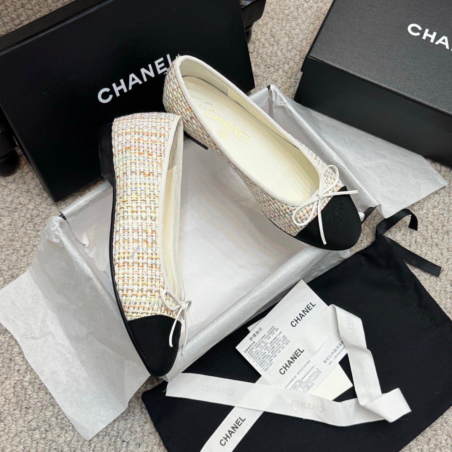Chanel Classic Bow Ballet Flats – Spring/Summer Collection – 25SS