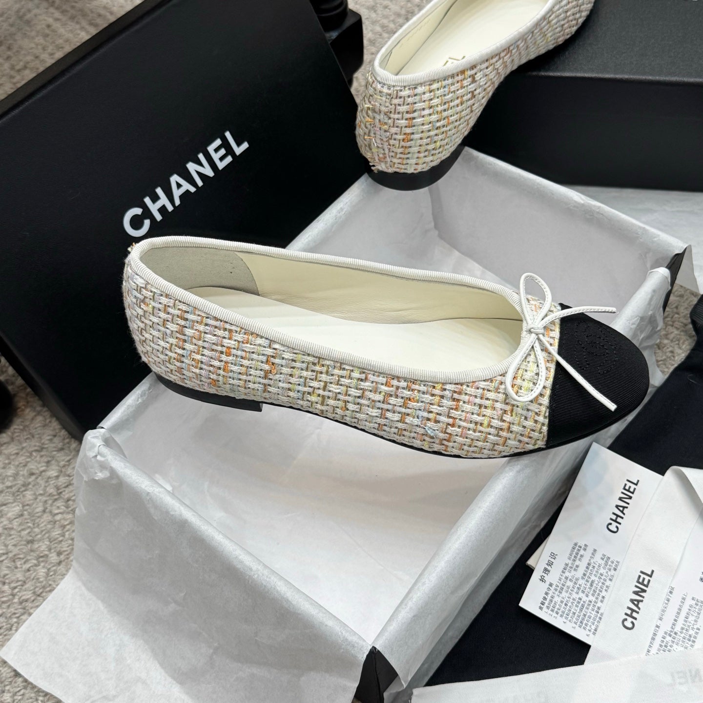 Chanel Classic Bow Ballet Flats – Spring/Summer Collection – 25SS
