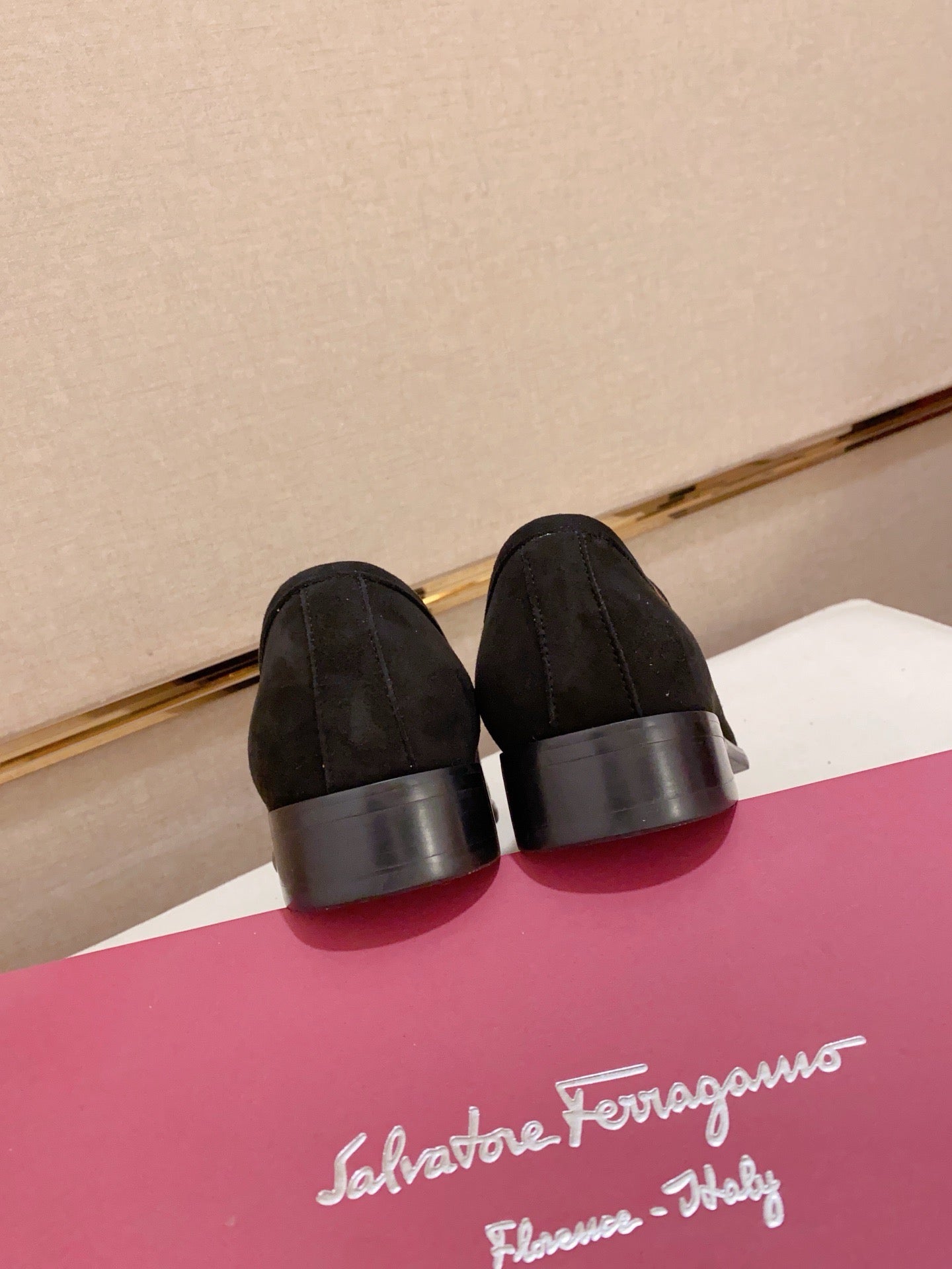 Ferragamo Suede Driving Shoes