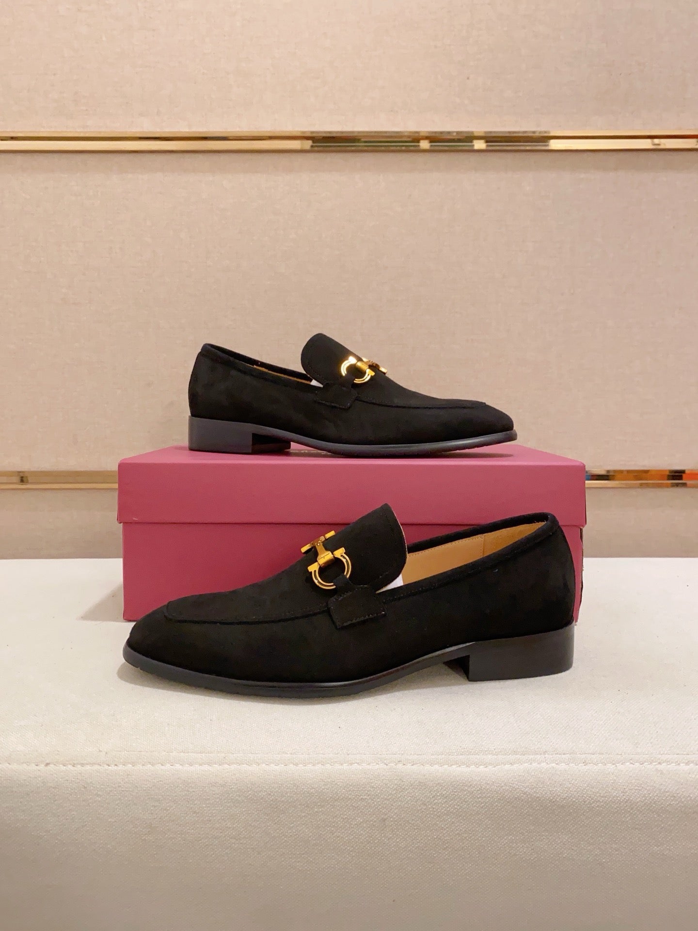 Ferragamo Suede Driving Shoes