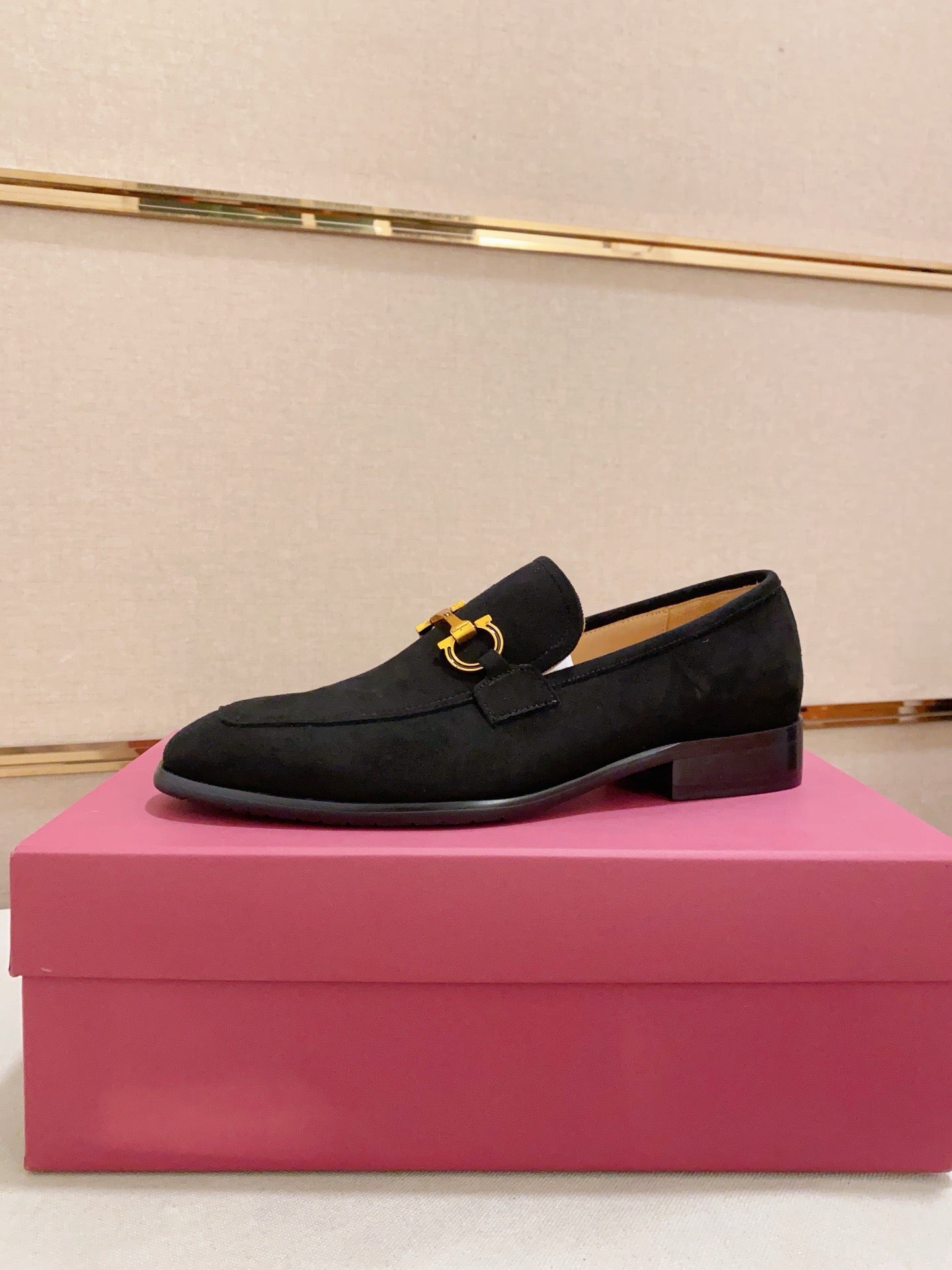 Ferragamo Suede Driving Shoes