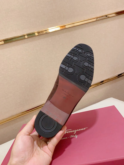 Ferragamo Suede Driving Shoes