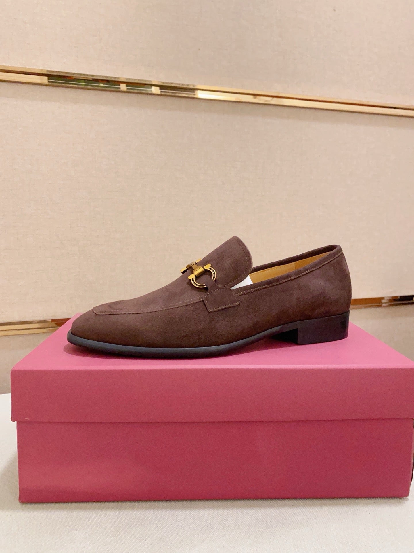 Ferragamo Suede Driving Shoes