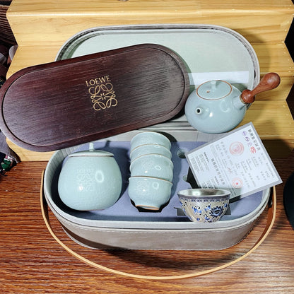 Loewe Ru Kiln Ceramic Tea Set