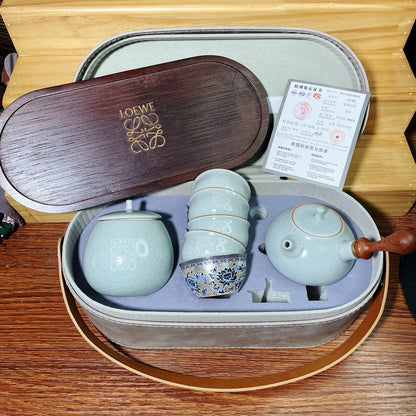 Loewe Ru Kiln Ceramic Tea Set