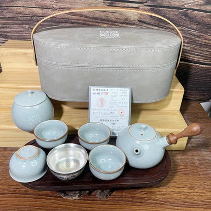 Loewe Ru Kiln Ceramic Tea Set