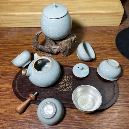 Loewe Ru Kiln Ceramic Tea Set