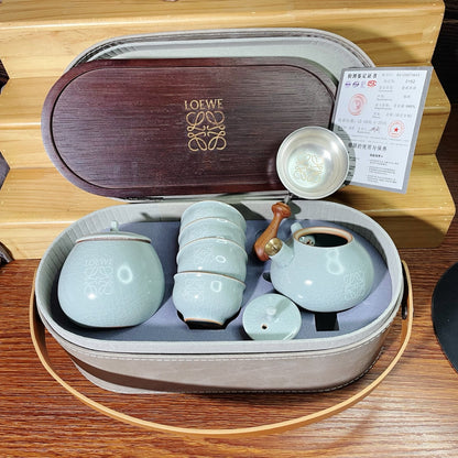 Loewe Ru Kiln Ceramic Tea Set
