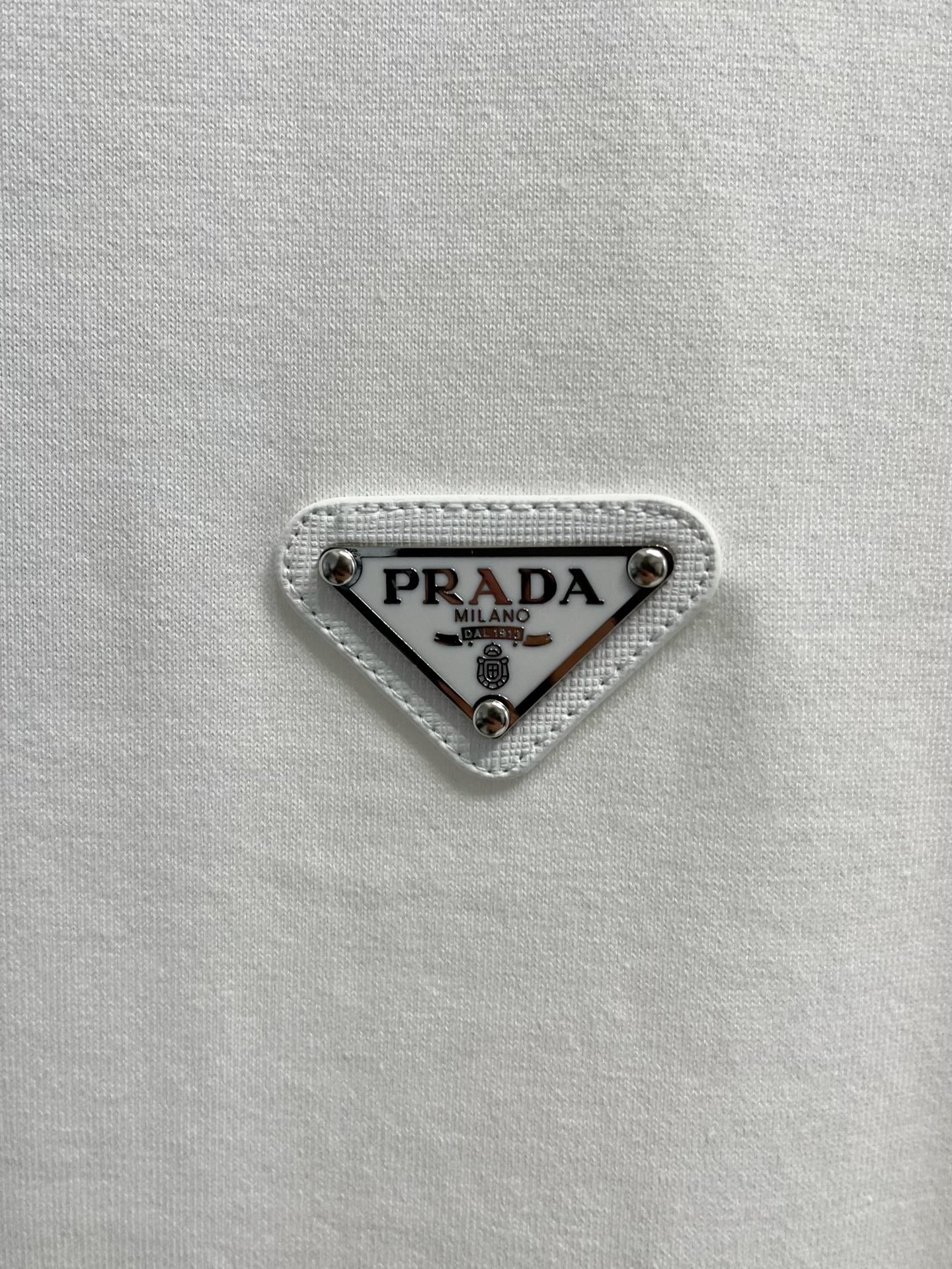 Prada Letter Logo Cotton T-Shirt – Spring/Summer Collection – 2025