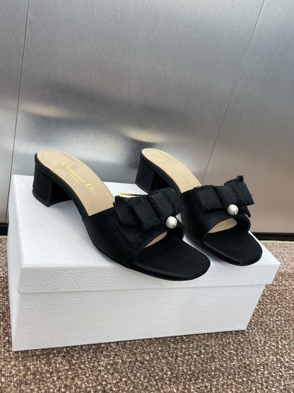 Dior J'Adior Adiorble Tassel Peep-Toe Heeled Sandals – 2025 Spring/Summer Collection