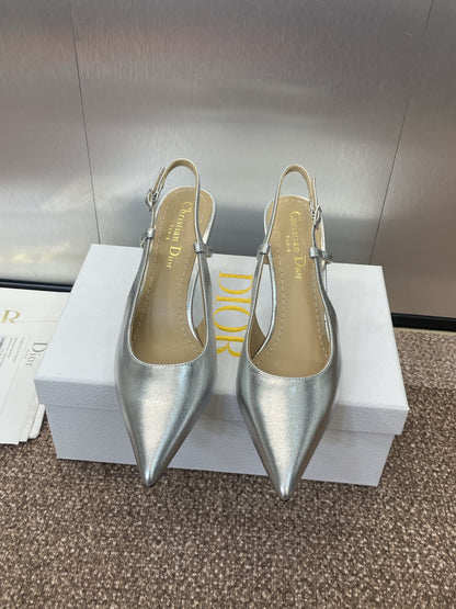 Dior Tribales Pearl Logo Heeled Mules – 2025 Spring/Summer Collection