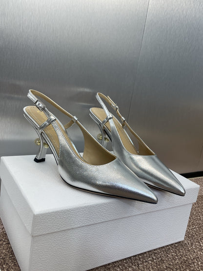 Dior Tribales Pearl Logo Heeled Mules – 2025 Spring/Summer Collection