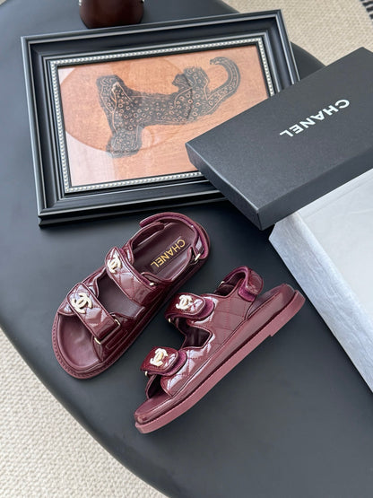 Chanel Velcro Flat Sandals – 25SS Collection