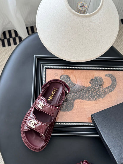 Chanel Velcro Flat Sandals – 25SS Collection