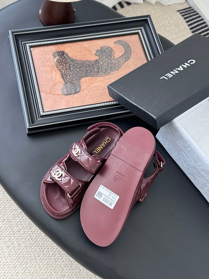 Chanel Velcro Flat Sandals – 25SS Collection