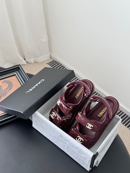 Chanel Velcro Flat Sandals – 25SS Collection