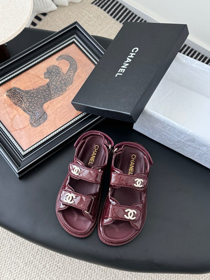 Chanel Velcro Flat Sandals – 25SS Collection