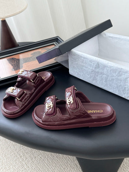 Chanel Velcro Flat Sandals – 25SS Collection