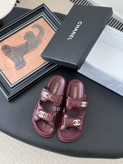 Chanel Velcro Flat Sandals – 25SS Collection