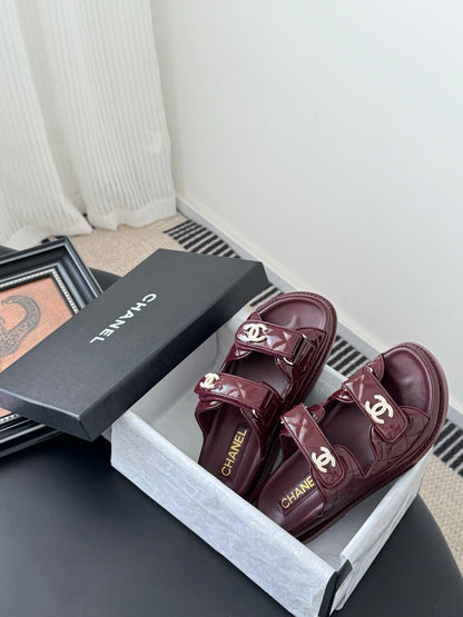 Chanel Velcro Flat Sandals – 25SS Collection