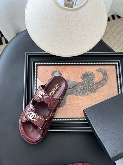 Chanel Velcro Flat Sandals – 25SS Collection