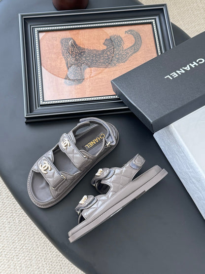 Chanel Velcro Flat Sandals – 25SS Collection