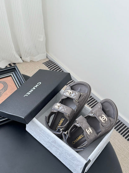 Chanel Velcro Flat Sandals – 25SS Collection