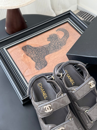 Chanel Velcro Flat Sandals – 25SS Collection
