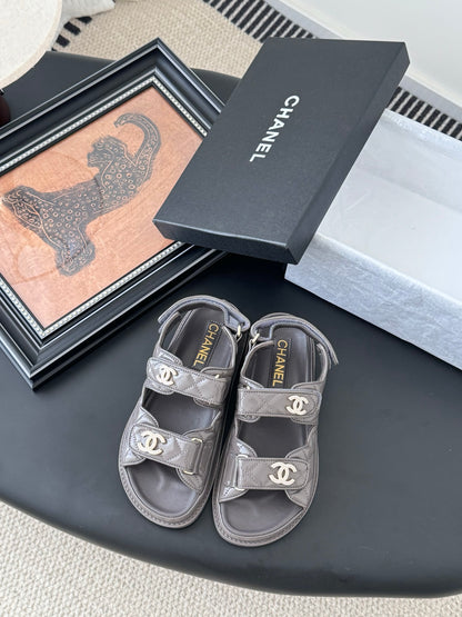 Chanel Velcro Flat Sandals – 25SS Collection