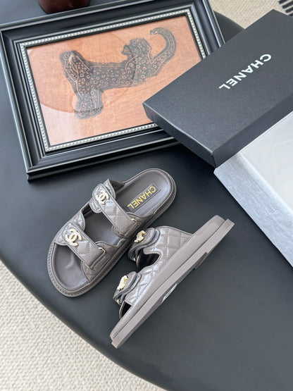 Chanel Velcro Flat Sandals – 25SS Collection