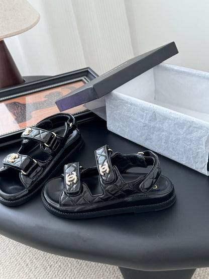 Chanel Velcro Sandals – 25SS Collection