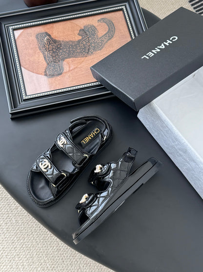 Chanel Velcro Sandals – 25SS Collection