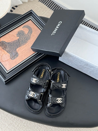 Chanel Velcro Sandals – 25SS Collection