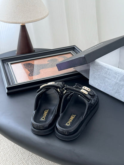 Chanel Velcro Sandals – 25SS Collection
