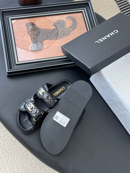 Chanel Velcro Sandals – 25SS Collection