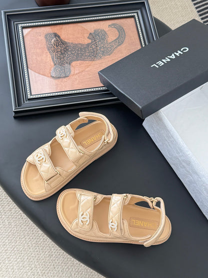 Chanel Velcro Sandals – 25SS Collection